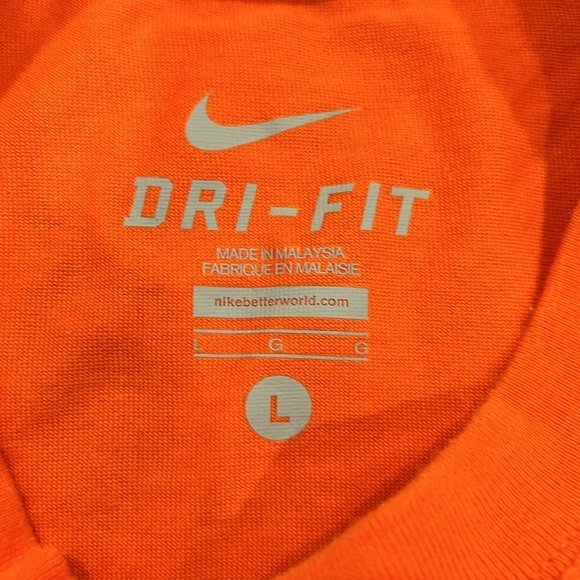 Nike Orange dri-fit livestrong shirt large - Picture 2 of 2